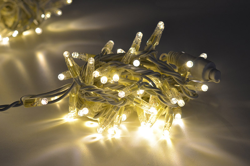 Světelný řetěz LEDPLR-240-14M teplá bílá/bk 14m, 240 LED