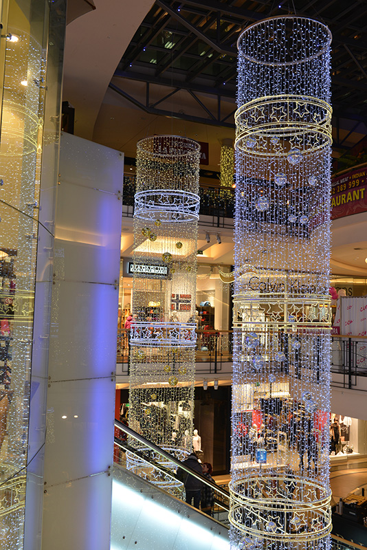 Světelný závěs LED-PLS-5725-13 bílá/bk 5m, 1425 LED, VÝPRODEJ