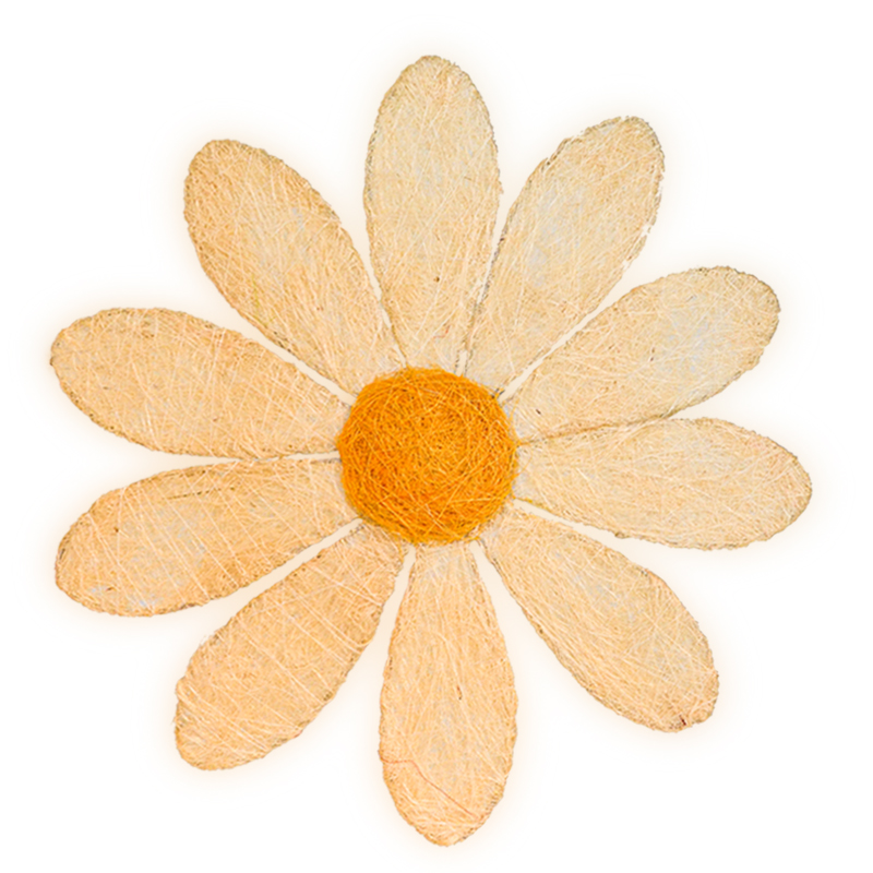 Sisalová kytka B54931 - 40 cm