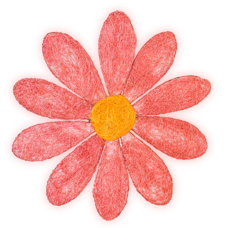 Sisalová kytka B54931 - 40 cm