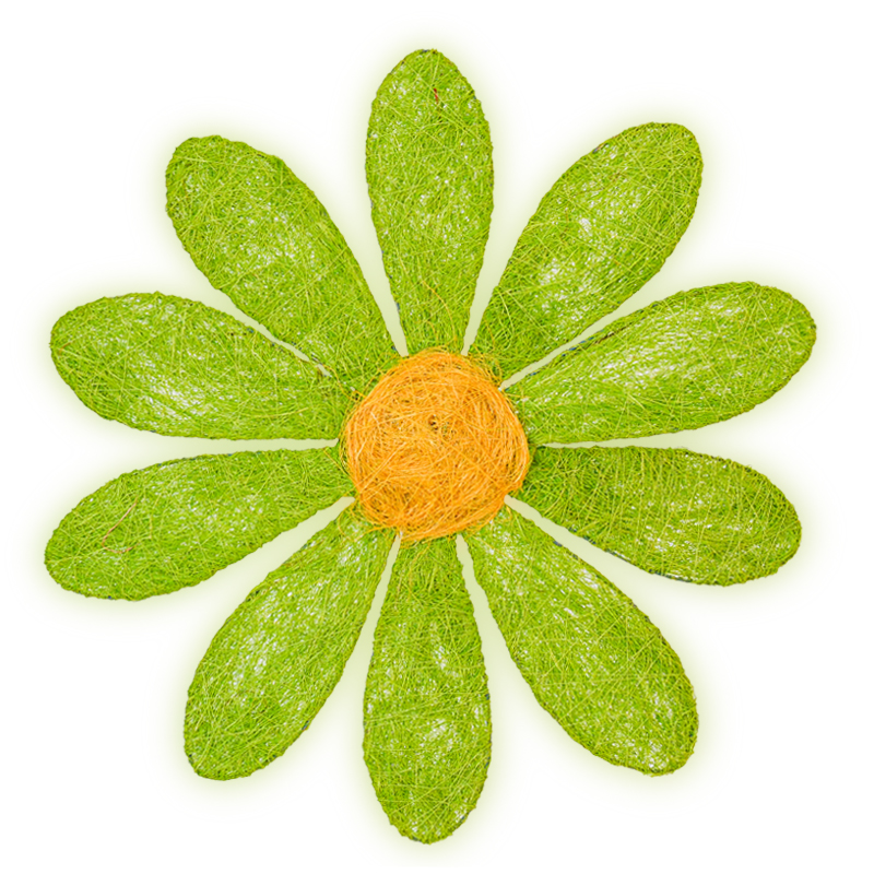 Sisalová kytka B54931 - 40 cm