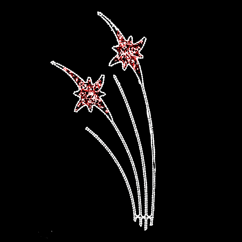 Světelný Dekor Hvězdy Orion malé LED 9732 - 212 x 117 cm