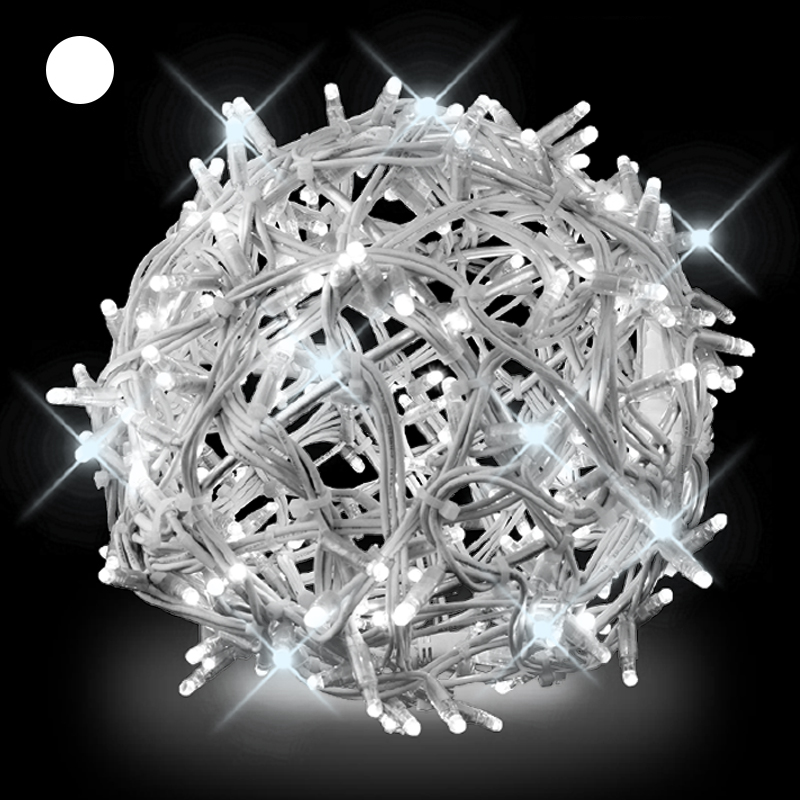 LED sada na strom OS-LED koule 28 cm -  10 ks, rozteč 5 m