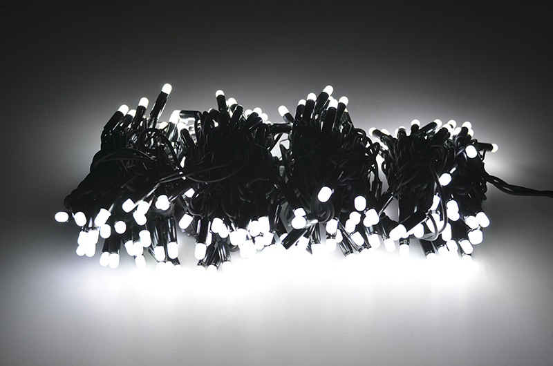 LED sada na strom OS-LED koule 28 cm synchrone - 10 ks, rozteč 3 m