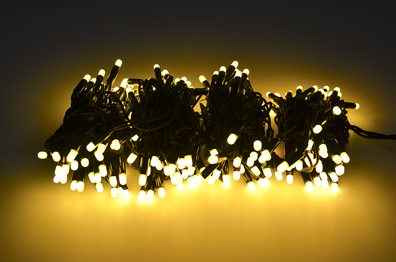 LED sada na strom OS-LED koule 28 cm synchrone - 10 ks, rozteč 3 m