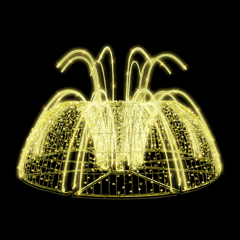 3D LED fontána nízká - N2/26 - 24 V - 236 x 408 cm