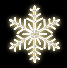 Světelný Dekor vločka LED 5071 - 104 x 90 cm