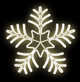 Světelný Dekor vločka LED 5081 - 104x102cm