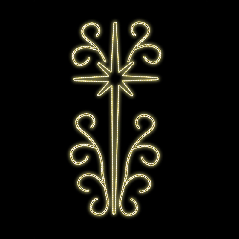 Světelný Dekor LED 9061 - 236x106cm