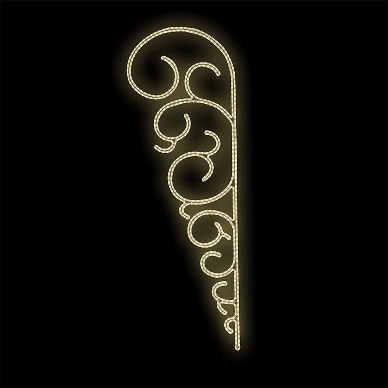 Světelný Dekor Ornamenty LED 9281 - 211 x 72 cm
