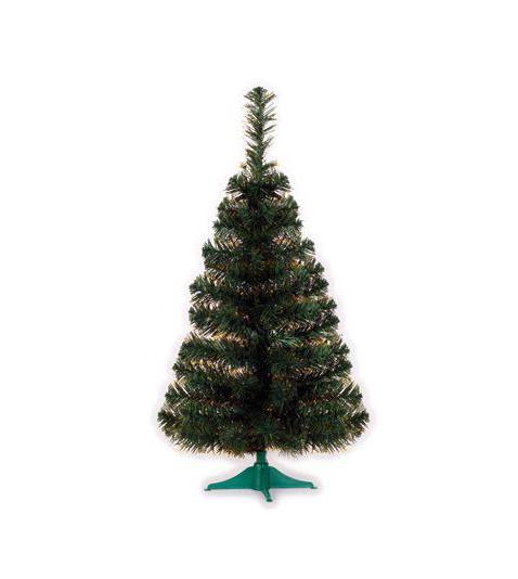 Vánoční stromeček 60 cm z PVC MK 60 ZZL zelenozlatý
