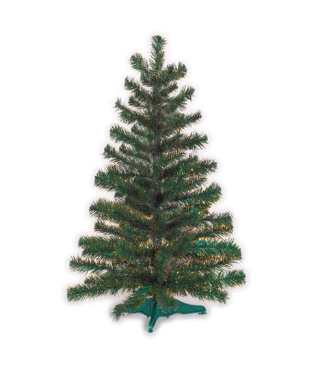 Vánoční stromeček 90 cm z PVC MK 90 ZZL zelenozlatý