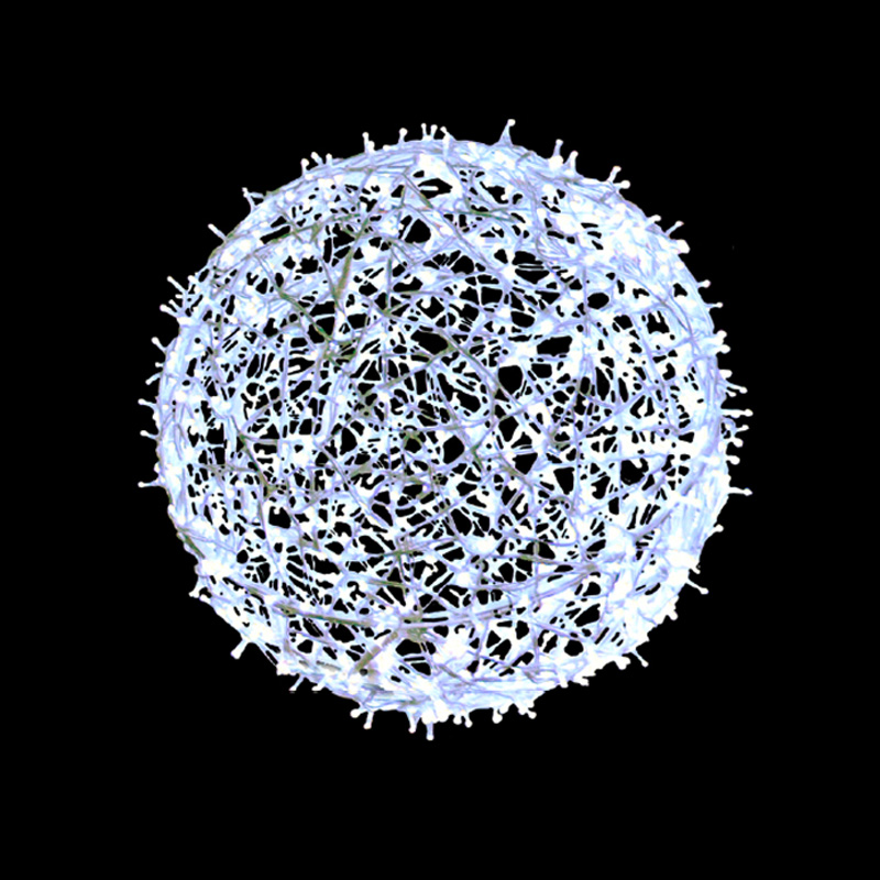 LED koule venkovní 85 cm