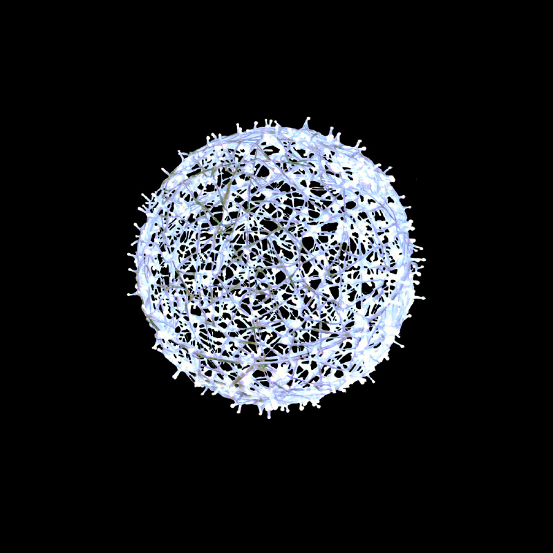 LED koule venkovní 55 cm