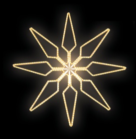 Světelný Dekor LED 5031 - 142x142cm