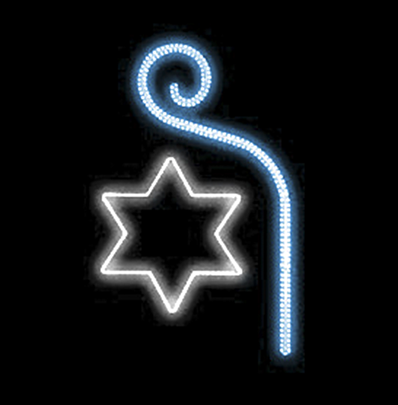 Světelný Dekor LED 5211 - 180x97cm