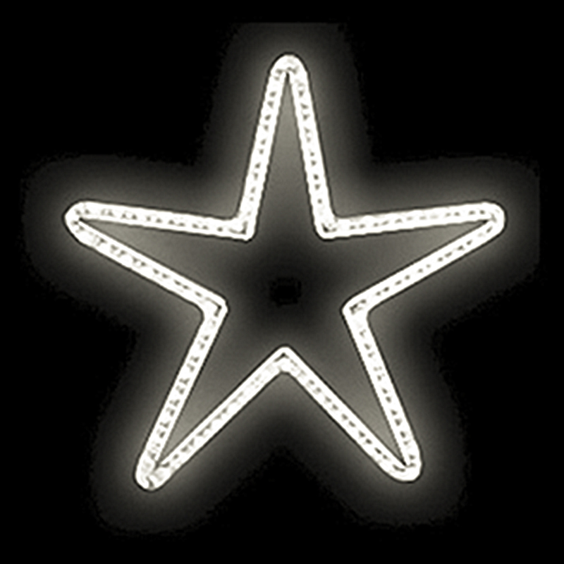 Světelný Dekor hvězda LED 5543 - 50 x 48 cm