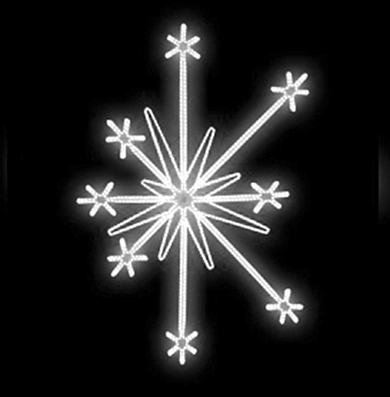 Světelný Dekor LED 5701 - 168x255cm