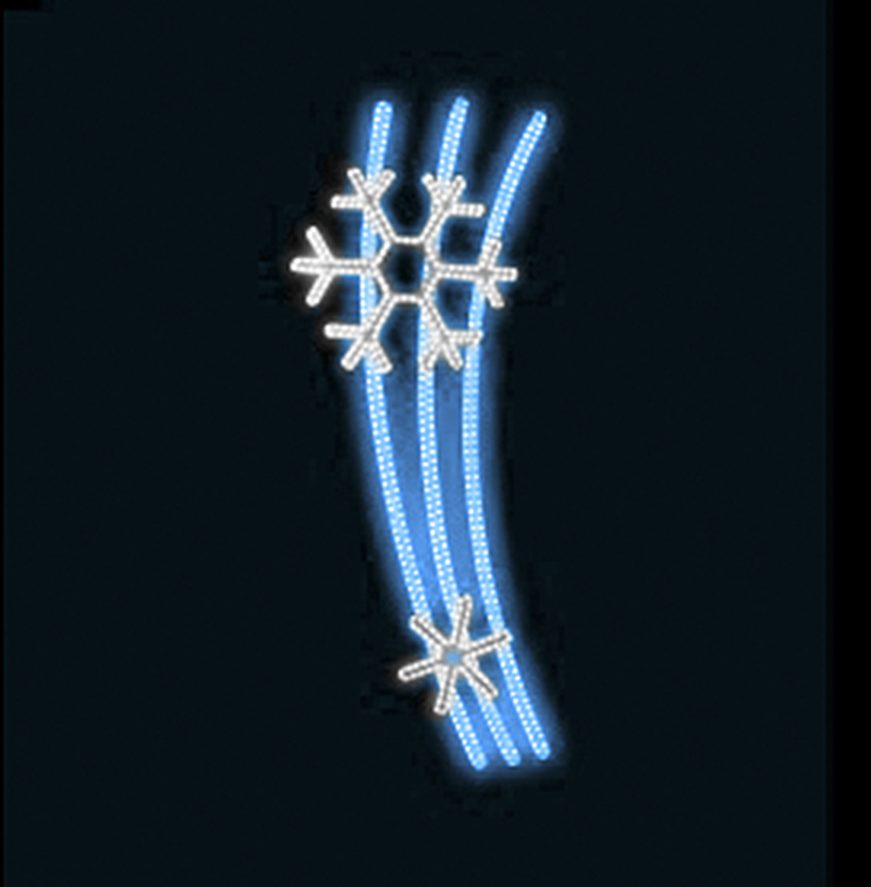 Světelný Dekor LED 5791 - 90x227cm