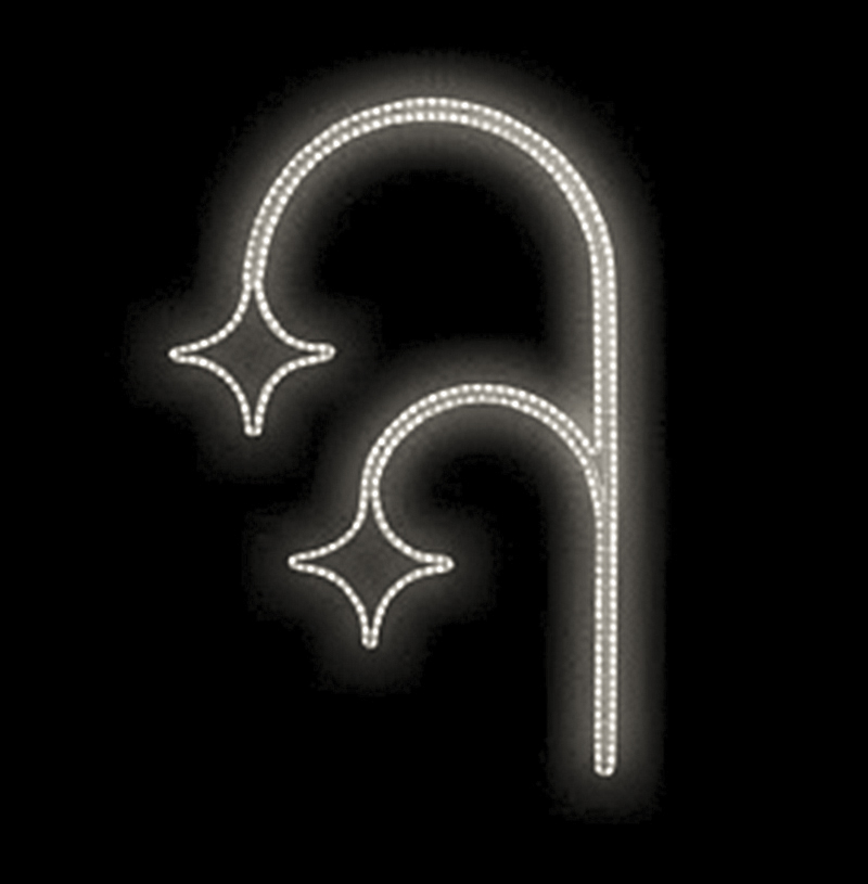 Světelný Dekor LED 5801 - 110x170cm