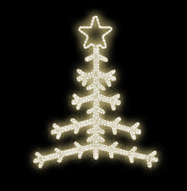 Světelný Dekor LED 5861 - 145x116cm