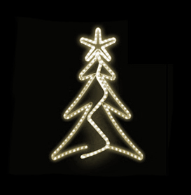 Světelný Dekor LED 5892 - 105x62cm