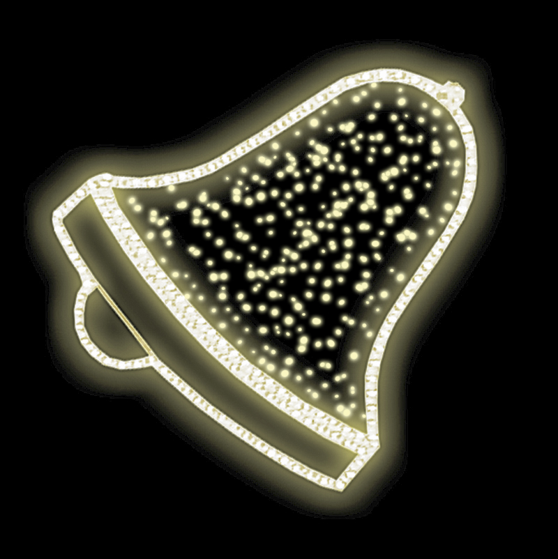 Světelný Dekor zvoneček LED 5902 - 80 x 75 cm