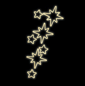 Světelný Dekor LED 6181 - 122x250cm