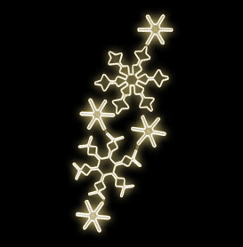 Světelný Dekor LED 6191 - 120x254cm