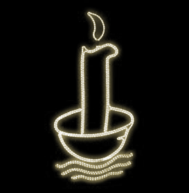 Světelný Dekor LED 6601 - 90x200cm