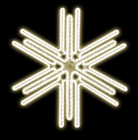 Světelný Dekor LED 6912 - 90x90cm