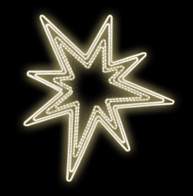 Světelný Dekor LED 7251 - 130x150cm