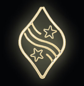 Světelný Dekor LED 7442 - 80x120cm