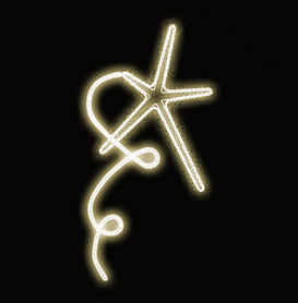 Světelný Dekor LED 7541 - 90x176cm