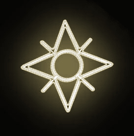 Světelný Dekor LED 7611 - 106x109cm