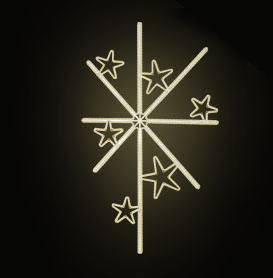 Světelný Dekor LED 7731 - 138x222cm