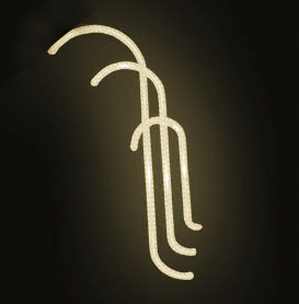 Světelný dekor Tři gejzíry LED 7771 - 156 x 90 cm