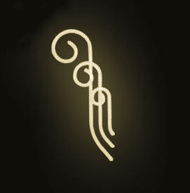 Světelný Dekor LED 7811 - 75x155cm