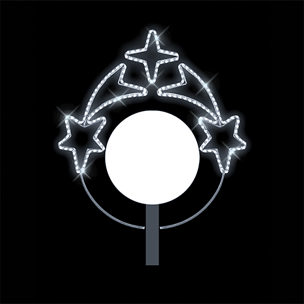 Světelný dekor na lampu Komety s hvězdou Orion  LED 8132 - 120 x 110 cm