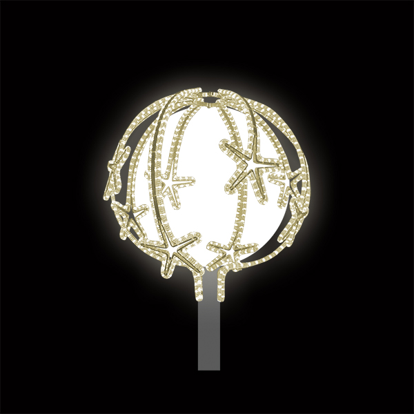 Světelný dekor Padající hvězdy 3D LED 8162 - 123 x 78 cm