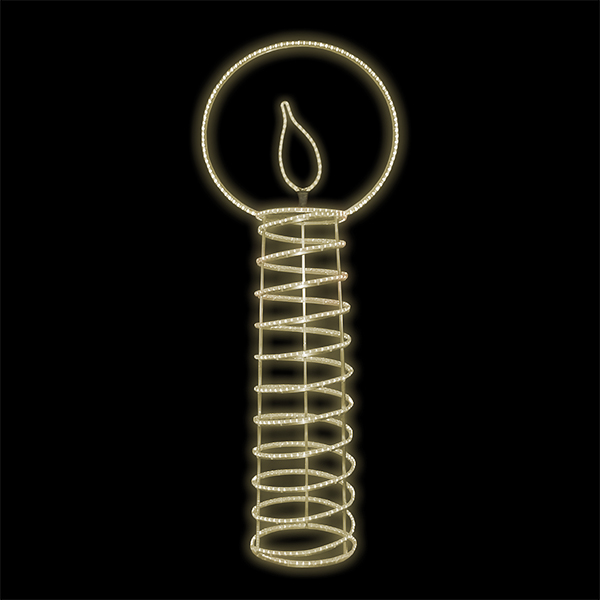 Světelný Dekor Svícen 3D LED 8251 - 250 x 90 cm