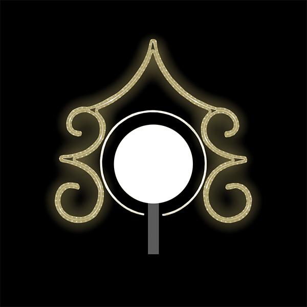 Světelný Dekor LED 8272 - 118x110cm