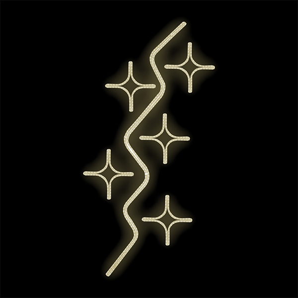 Světelný Dekor LED 8581 - 250x130cm