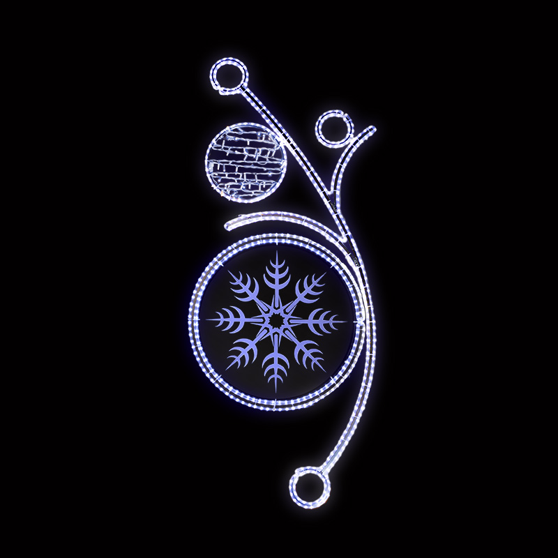 Světelný Dekor s plastovou vsadkou LED 1002 - 215 x 87 cm