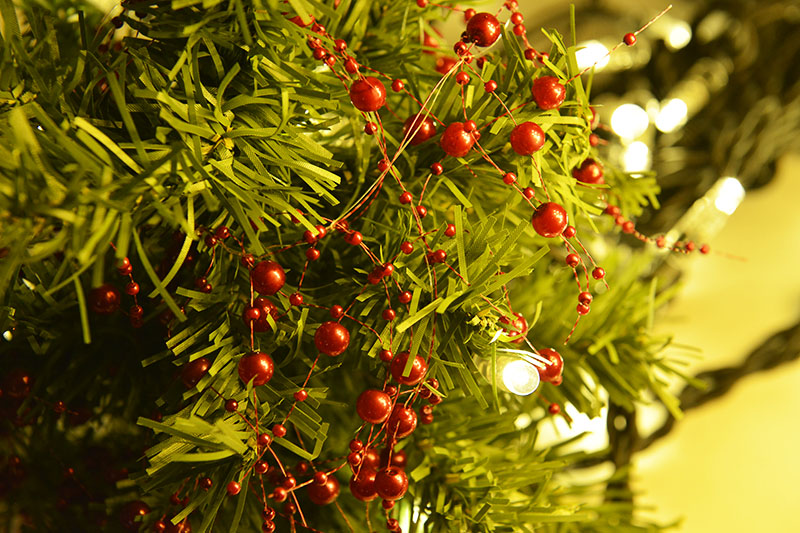 Korálková girlanda 3200210 červená