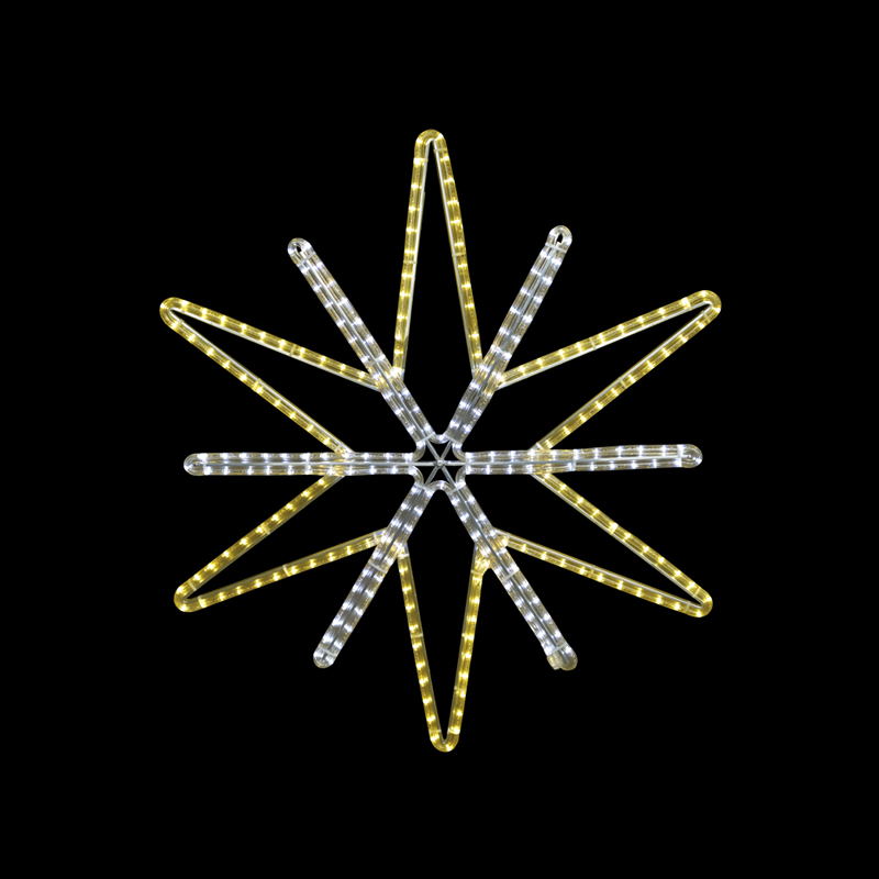 Světelný Dekor hvězda LED 5351 - 92 x 84 cm