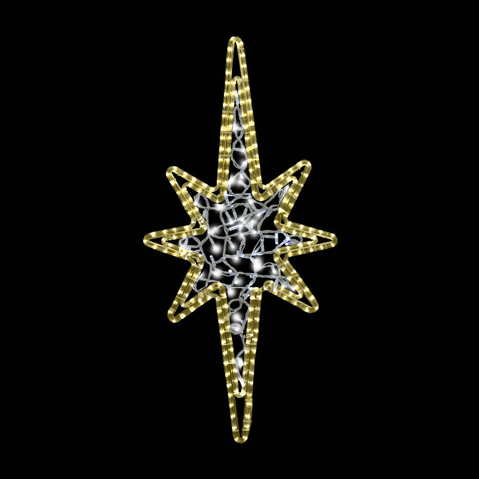 Světelný dekor Hvězda orion malá LED 6083 - 67 x 31 cm