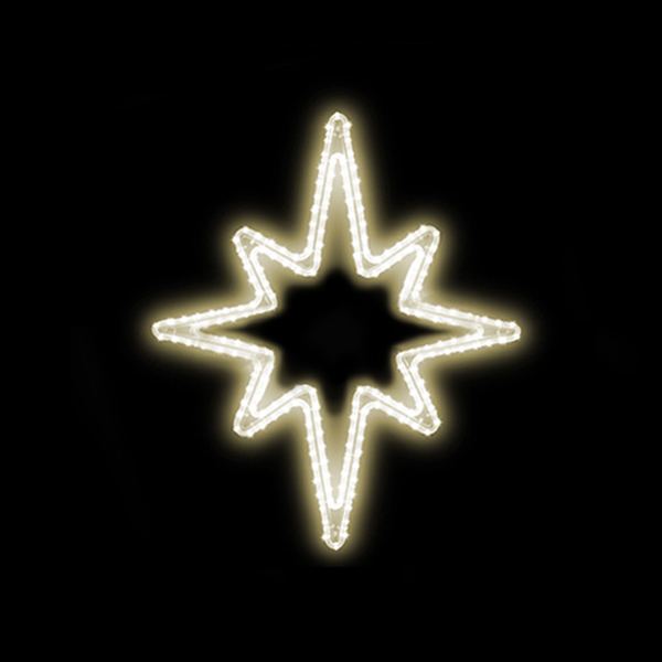 Světelný Dekor hvězda LED 8441 - 86 x 72 cm