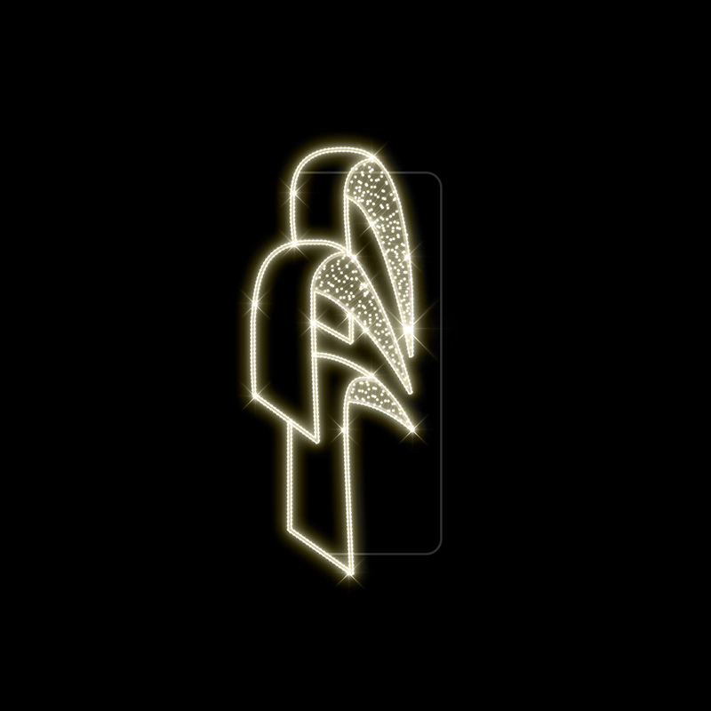 Světelný Dekor LED 9832 - 242x95cm