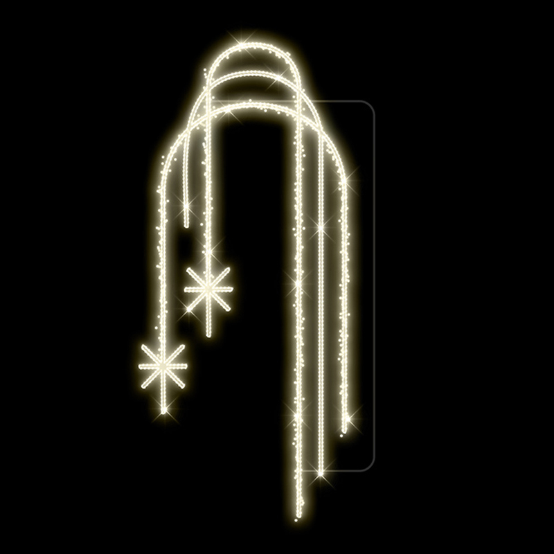 Světelný Dekor LED  9841 - 300x118cm